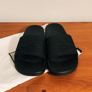 Men’s All Black Slides